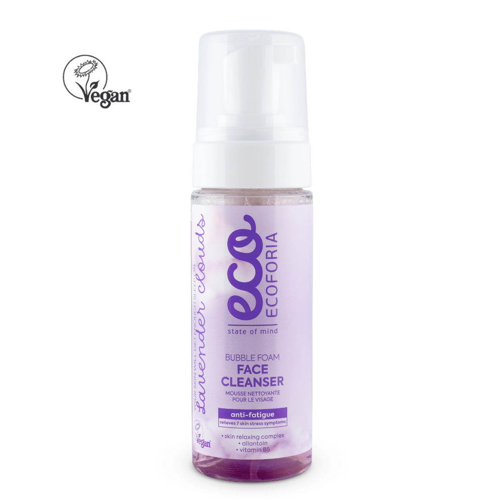 Ecoforia - Lavender Clouds Bubble Foam Face Cleanser, 160 ml