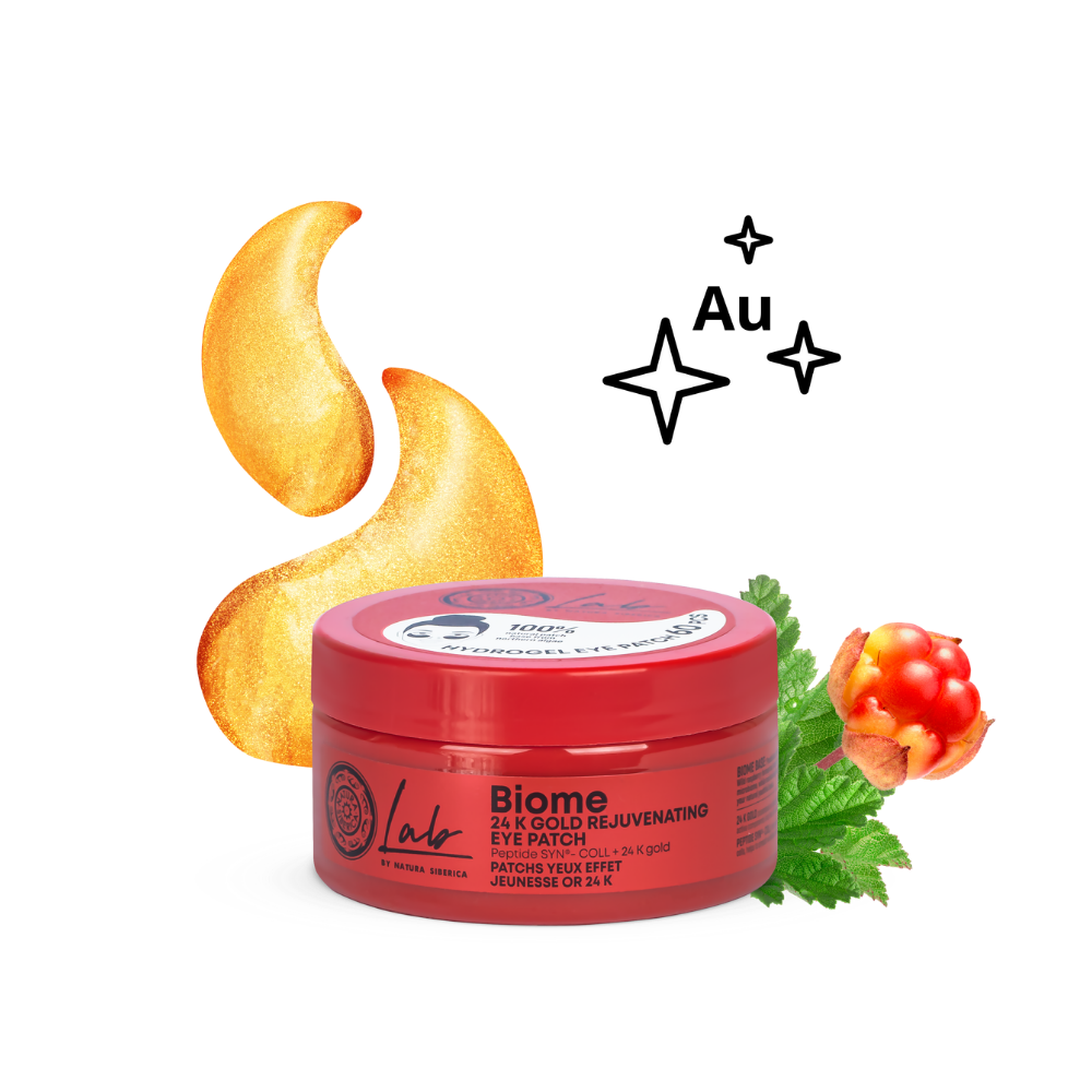 Lab Biome 24 K Gold Rejuvenating Eye Patch, 60 pcs