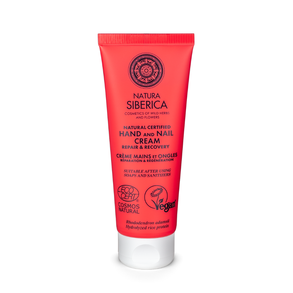 Natural Certified Hand and Nail Cream Repair & Recovery, 75 ml