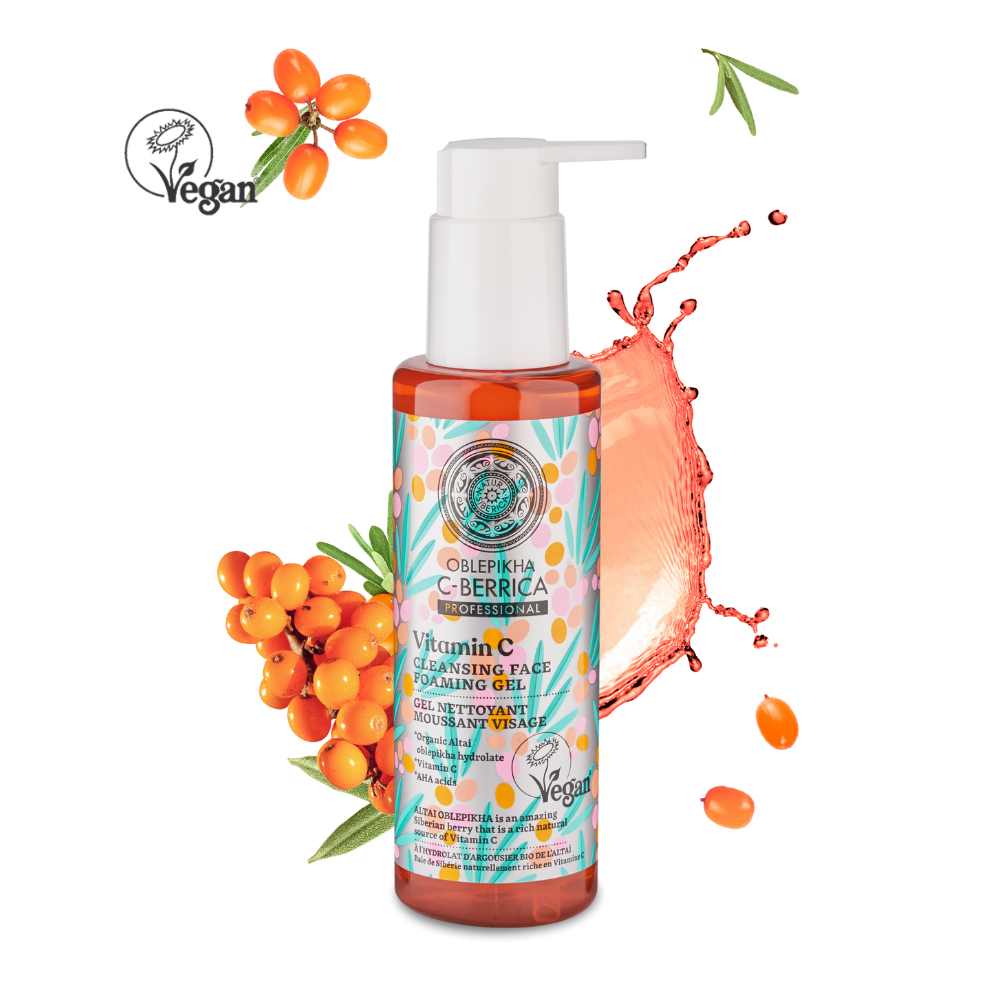OBLEPIKHA C-BERRICA Cleansing Face Foaming Gel, 145 ml