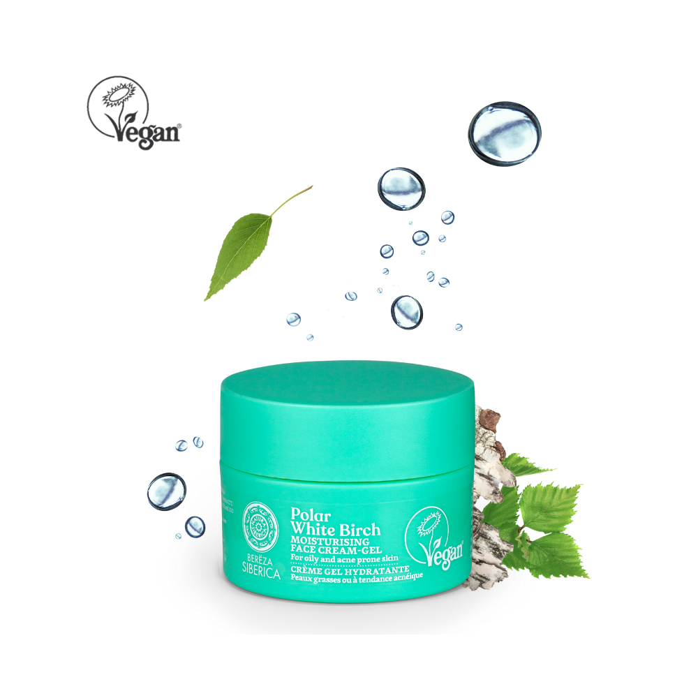 Polar White Birch Moisturizing Face Cream-Gel, 50 ml
