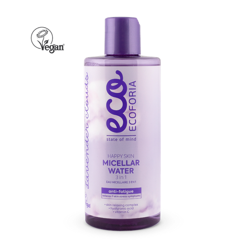[4745010333293] Ecoforia - Lavender Clouds Happy Skin Micellar Water 3 In 1, 300 ml