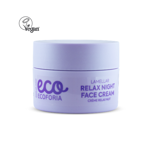 [4745010333361] Ecoforia - Lavender Clouds Lamellar Relax Night Face Cream, 50 ml