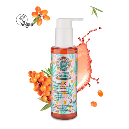 [4743318103600] OBLEPIKHA C-BERRICA Cleansing Face Foaming Gel, 145 ml