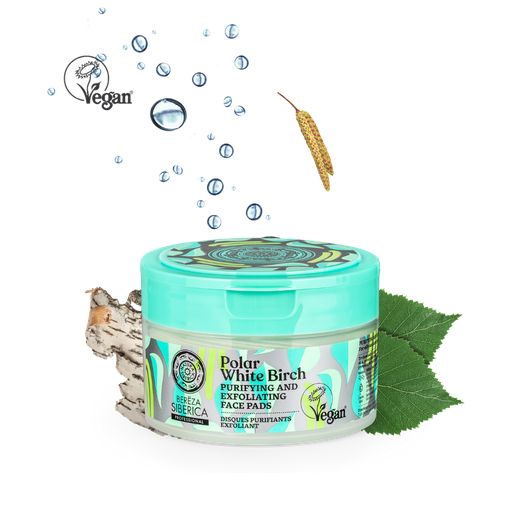 [4743318147628] Polar White Birch Purifying and Exfoliating Face Pads, 20 pcs